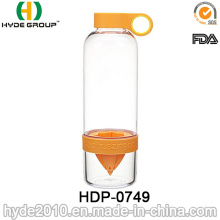 800ml alta calidad Tritan limón jugo botella, botella de infusión de fruta plástico libre de BPA (HDP-0749)
